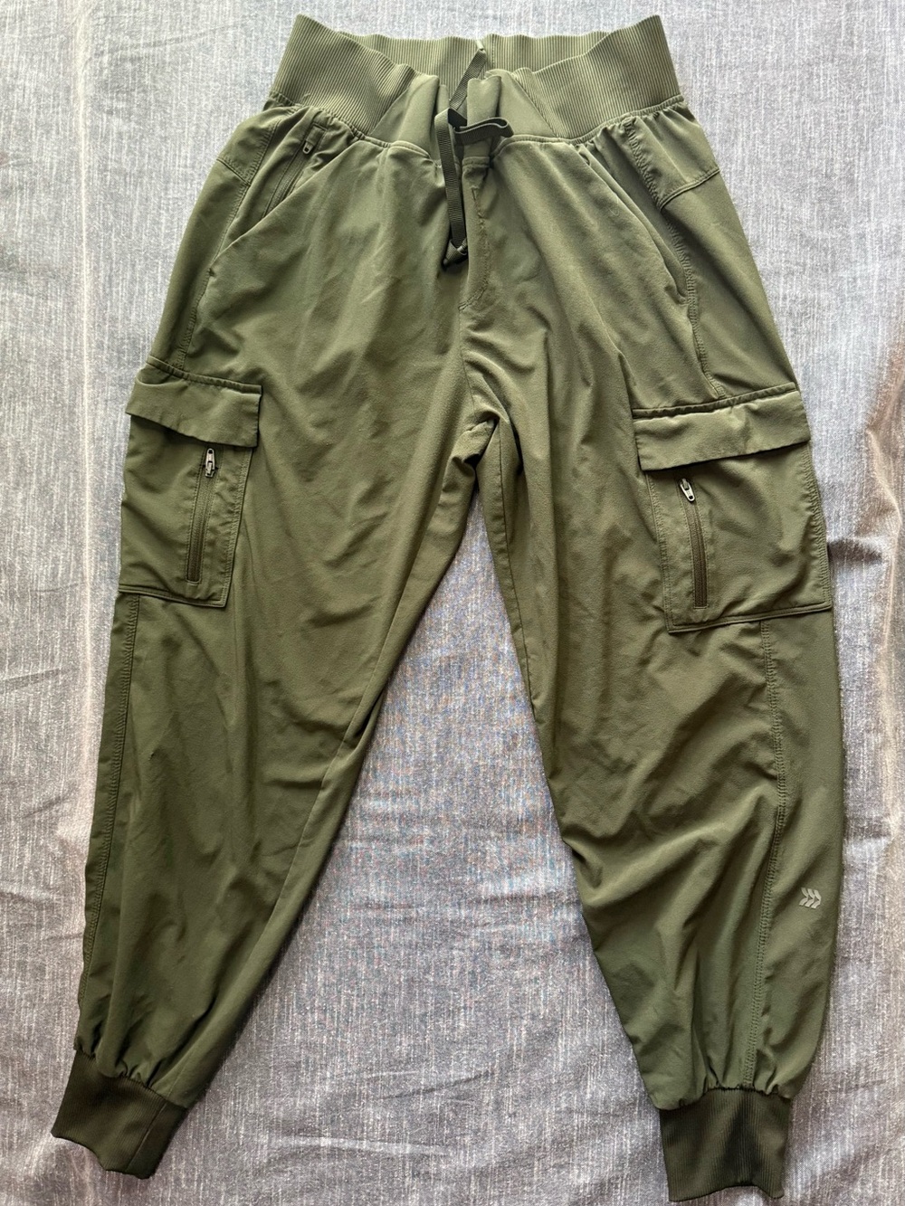 all in motion Olive Green Cargo Jogger Pants